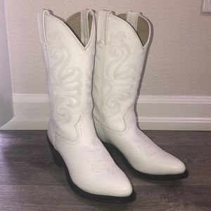 Durango White Cowboy Boots